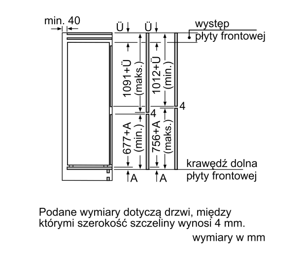 Lodówka do zabudowy Bosch KIV86NSE0 LowFrost 177,2cm 35dB Zawiasy Ślizgowe 267L - 1343491 - zdjęcie 14